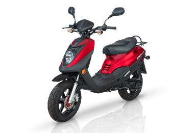 scooter adly GTC-50 rouge