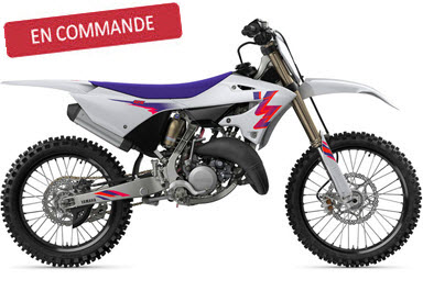 Motocross Yamaha YZ125 2024 Blanc édition 50e anniversaire
