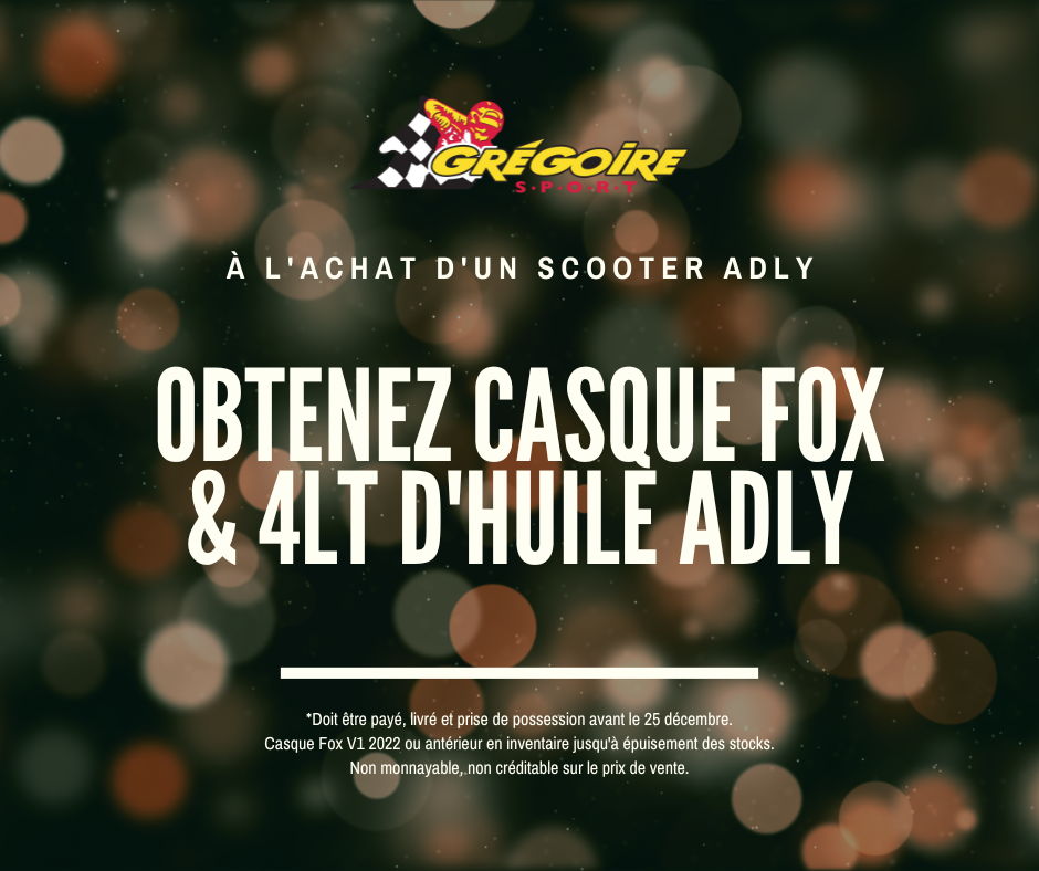 Promo noel Scooter Adly